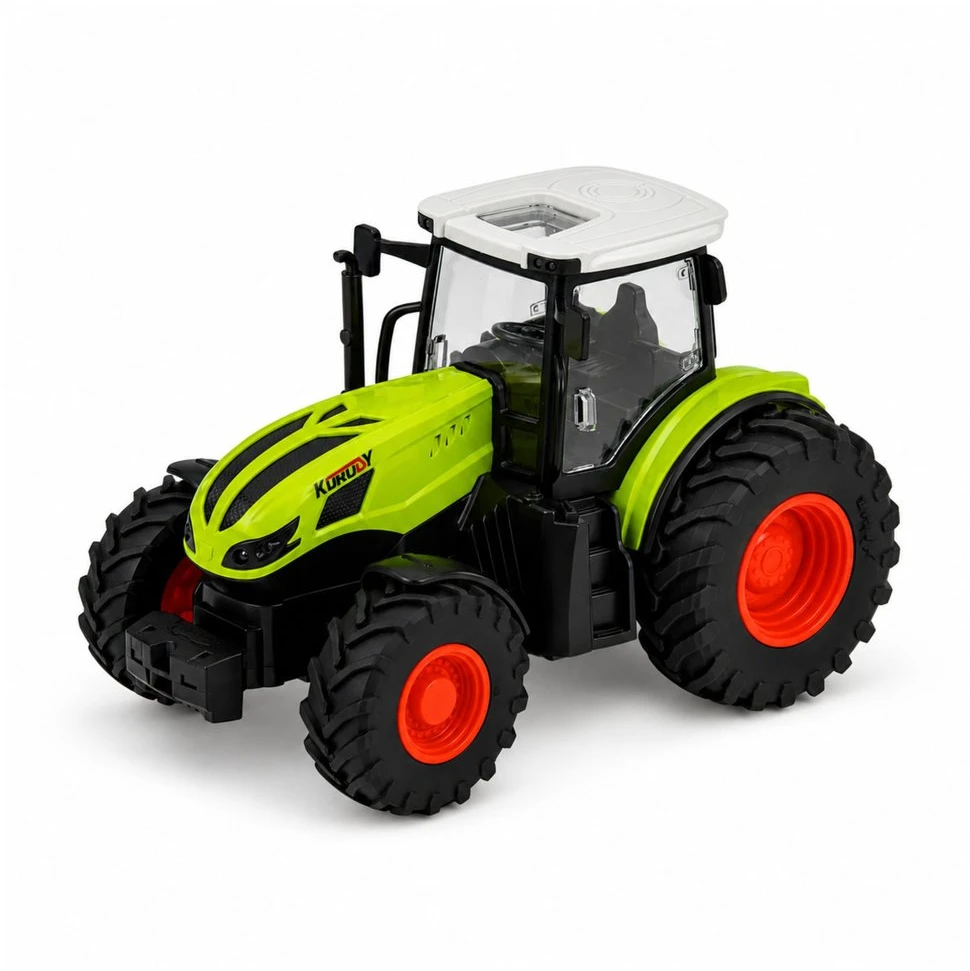Lean Toys Traktorius su priekaba 1:24