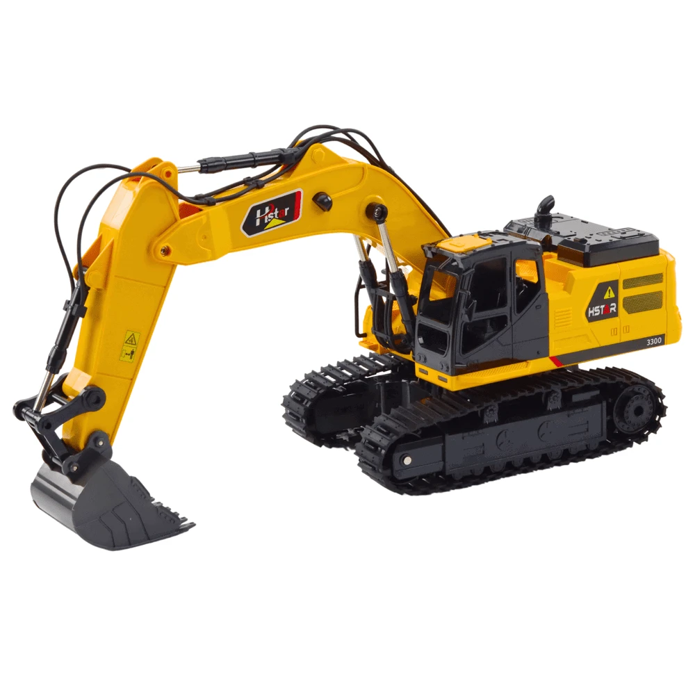 Lean Toys Nuotoliniu būdu valdomas RC ekskavatorius 9CH 2.4G