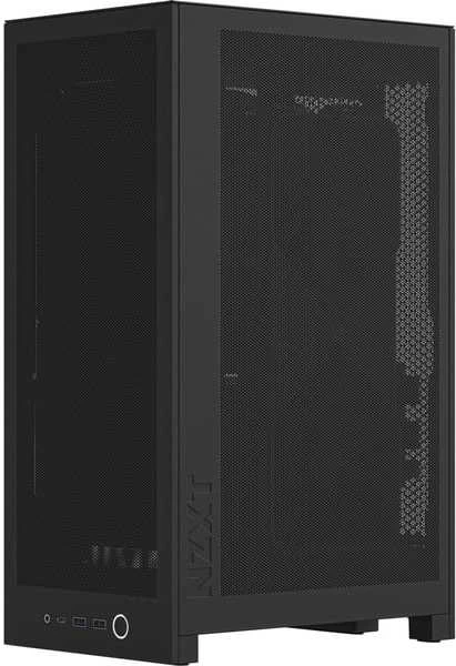 NZXT H2 Flow, Tower tipo korpusas - juodas, grūdintas stiklas