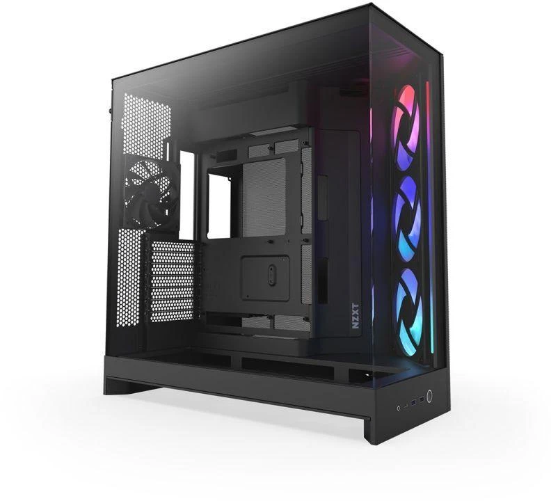 NZXT H9 Flow RGB Midi Tower Juodas