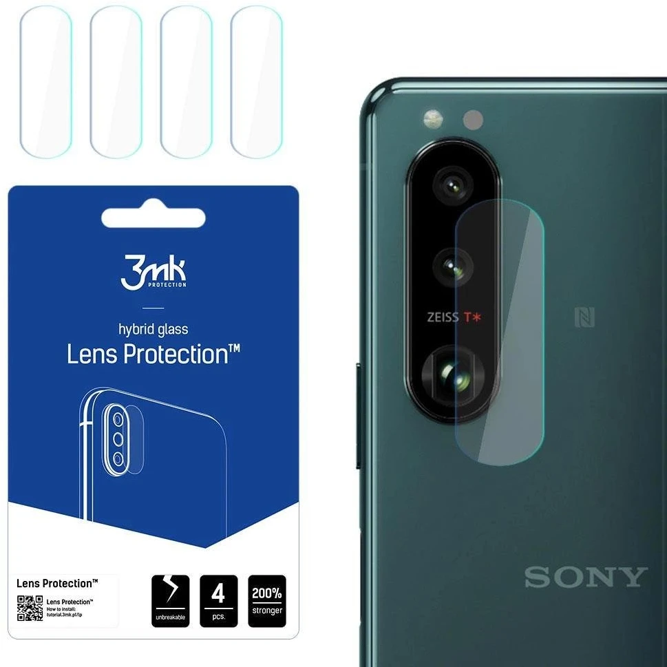 3MK FLEXIBLE GLASS LENS HYBRID GLASS SONY XPERIA 1 III 5G FOR 4 PCS CAMERA
