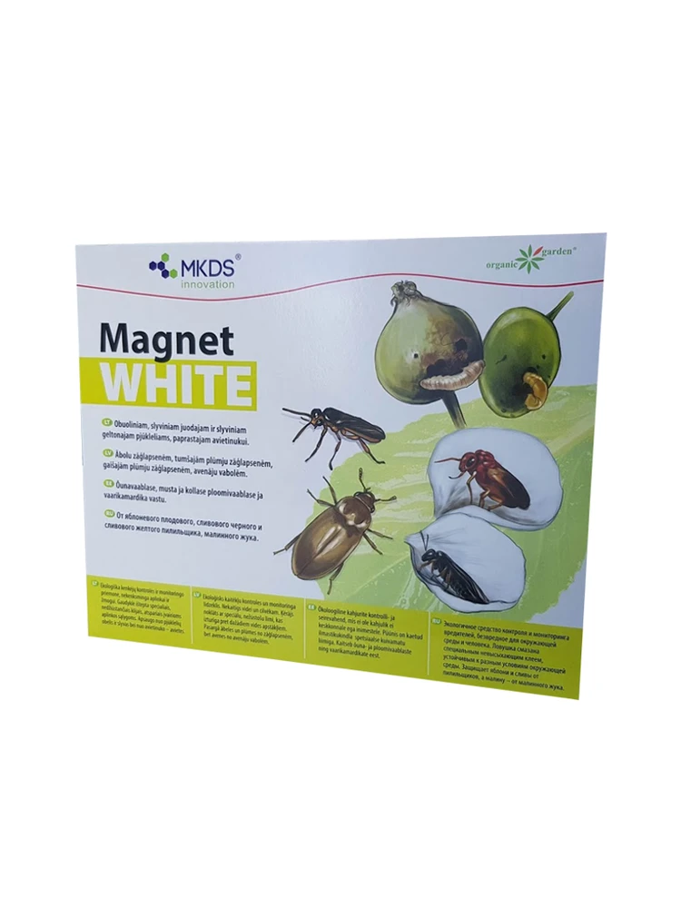 Mkds Pjūklelių ir avietinukų gaudyklė MAGNET Baltas