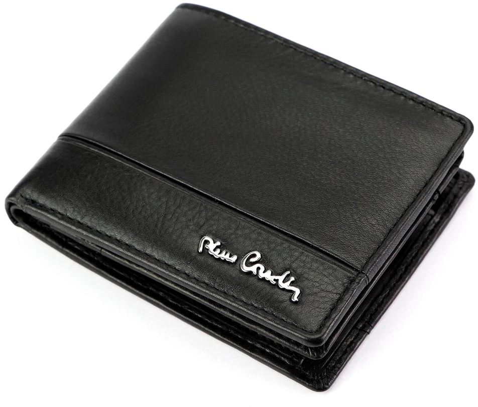 Vyriška odinė piniginė Pierre Cardin YS605 8825 juoda