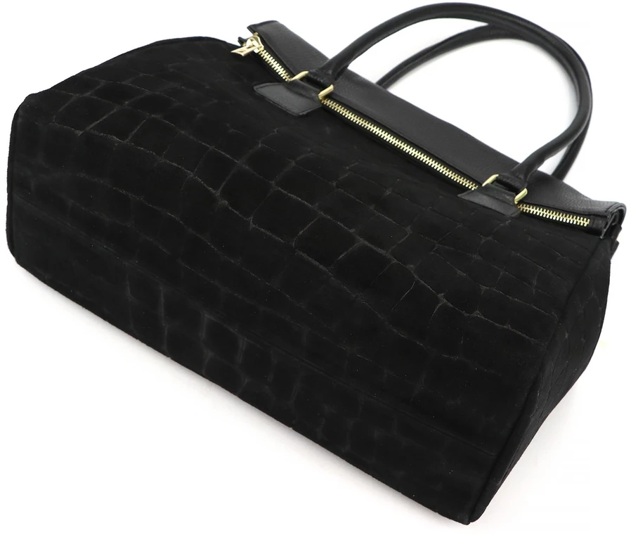 Odinė moteriška rankinė A4 Camilla Premium 10.015 Croco