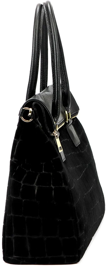 Odinė moteriška rankinė A4 Camilla Premium 10.015 Croco