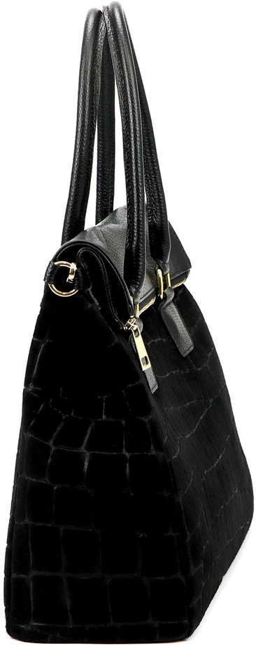 Odinė moteriška rankinė A4 Camilla Premium 10.015 Croco