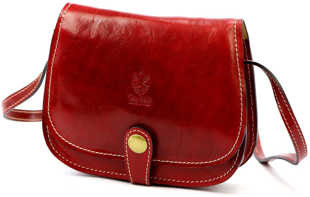 Moteriška odinė rankinė Florence ART. 882, raudona, crossbody