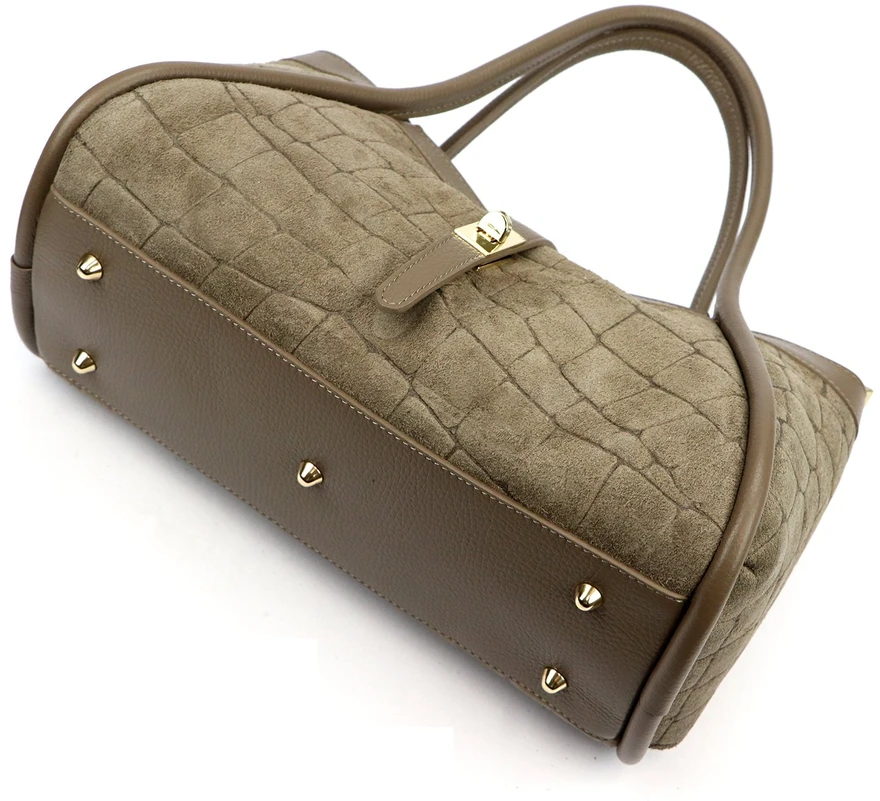 Odinė rankinė Camilla PREMIUM 10.014 CROCO su dirželiu