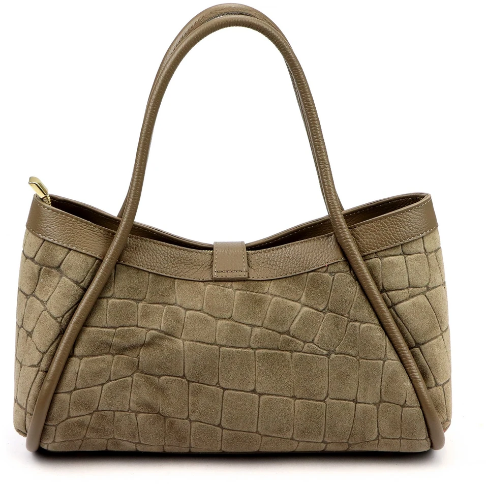 Odinė rankinė Camilla PREMIUM 10.014 CROCO su dirželiu