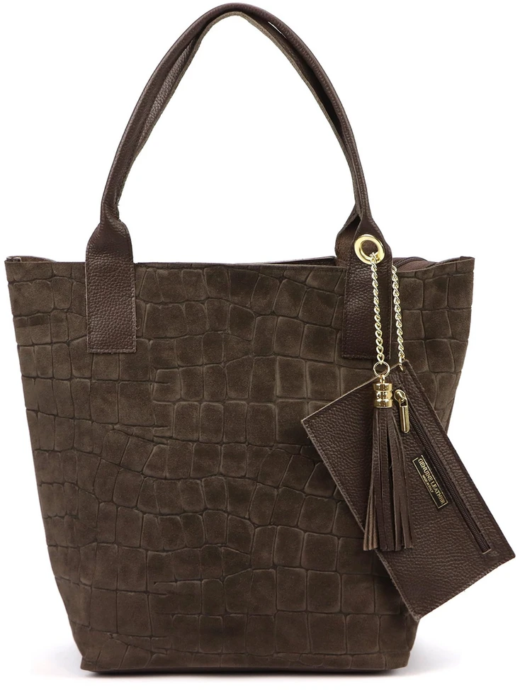 Odinė rankinė per petį Luka 26-036 CROCO