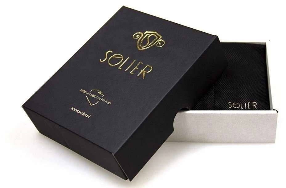 Solier Accessories Piniginė monetoms SOLIER SA10 - Ruda