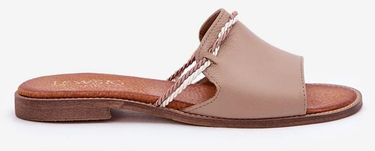 Odinės basutės tamsiai smėlio spalvos Shoes