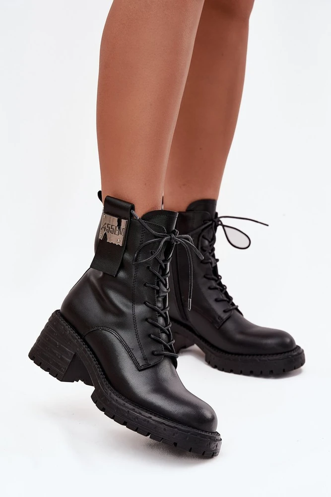 Odiniai moteriški auliniai su kulnu Artiker
