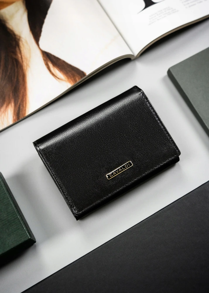 Odinis, klasikinis moteriškas piniginė su užsegimu - 4U Cavaldi