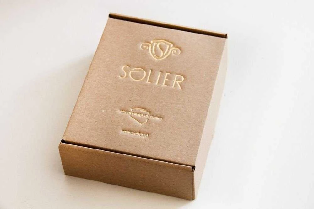 Solier Accessories Odinis raktų dėklas SOLIER SA11 - Šviesiai ruda