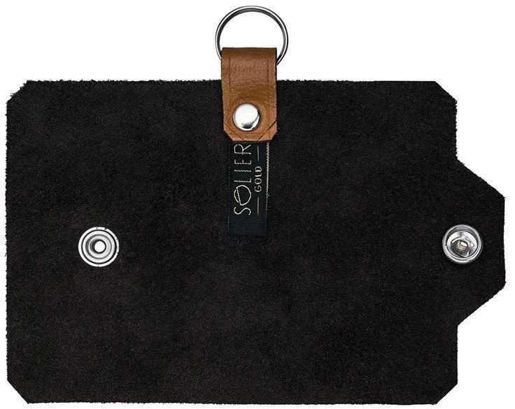 Solier Accessories Odinis raktų dėklas SOLIER SA11 - Šviesiai ruda