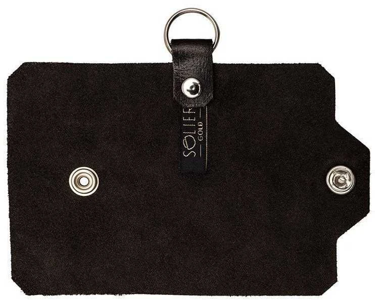 Solier Accessories Odinis raktų dėklas SOLIER SA11 - Tamsiai ruda