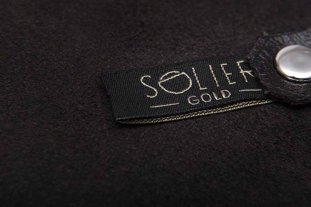 Solier Accessories Odinis raktų dėklas SOLIER SA11 - Tamsiai ruda