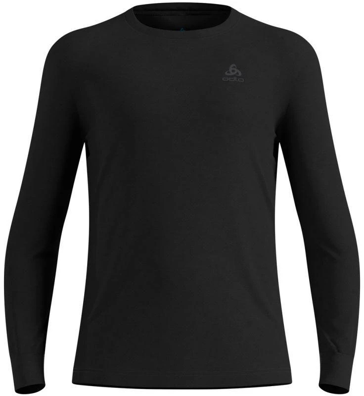 Odlo BL TOP crew neck l/s MERINO 200 men's T-shirt, dydis M, juodas