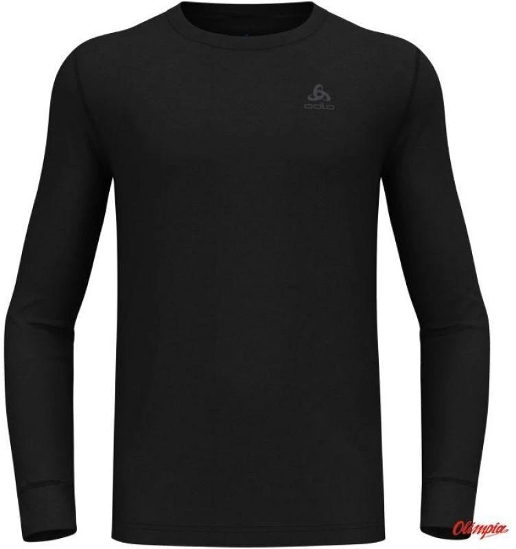 Odlo BL TOP crew neck l/s MERINO 200 men's T-shirt, dydis L, juodas