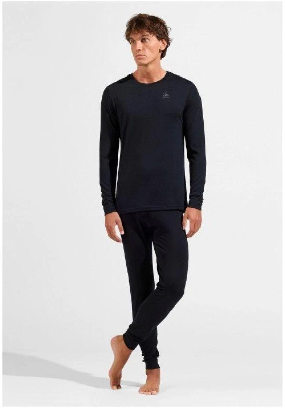 ODLO BL BOTTOM ilgos MERINO kelnės, dydis L, juodas