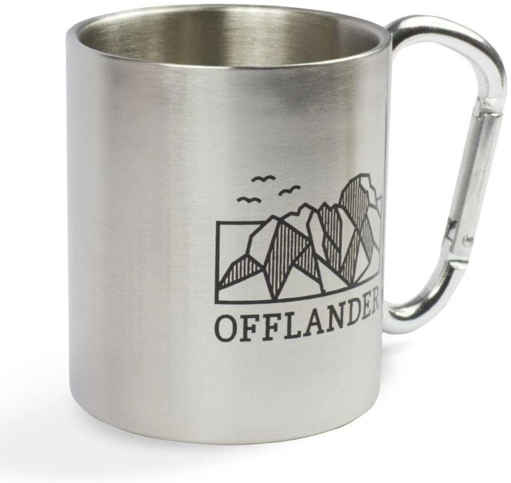 Offlander kempingo puodelis su plieniniu karabinu OFF_CACC_03