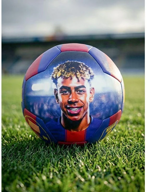 Oficialus licencijuotas FC Barcelona futbolo kamuolys Lamine Yamal BB1050
