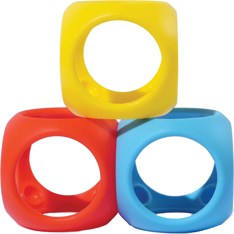 „Oibo“ - daugiafunkcinių sensorinių žaislų-kramtukų rinkinys