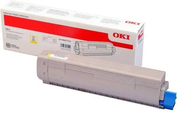 OKI 46471113 tonerio kasetė Originalus Geltona 1 vnt