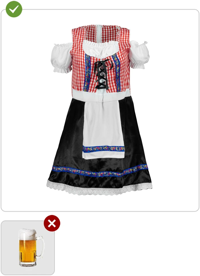 Oktoberfesto klasikinis kostiumas moterims