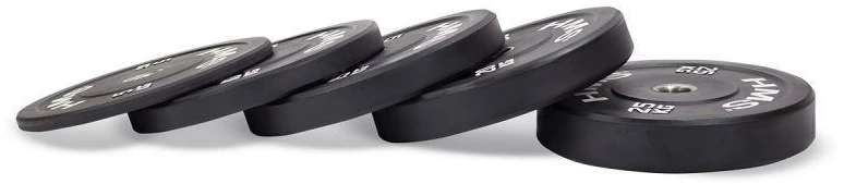 Olimpinis guminis svoris HMS BBR juodas - 25 kg