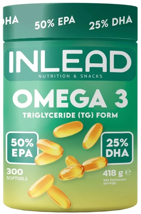INLEAD Omega-3 300 Kapsulės