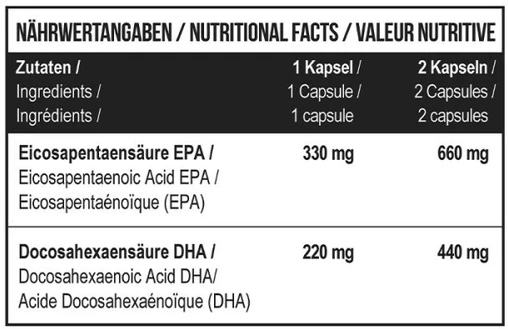 MST Omega 3 Kapsulės 500 vnt.