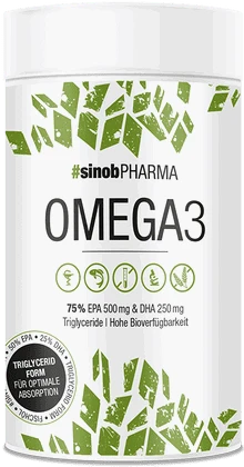 Sinob Omega-3 Max 120 Kapsulių