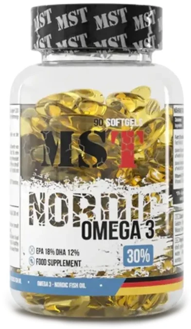 MST Omega 3 žuvų taukai 90 kapsulių