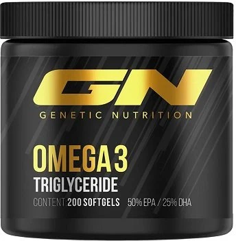 Omega-3 žuvų taukų minkštos kapsulės GN Triglyceride Sport Edition 200 vnt