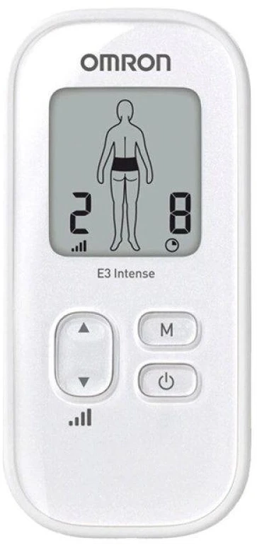 Omron E3 Intense HV-F021-E4W transkutaninė elektrinė nervų stimuliacija (TENS) Baltas