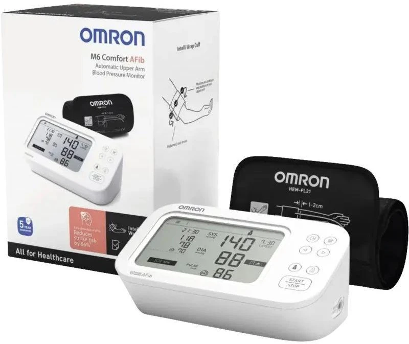 Omron HEM-7380-E kraujospūdžio matuoklis, žasto, automatinis, 2 naudotojai