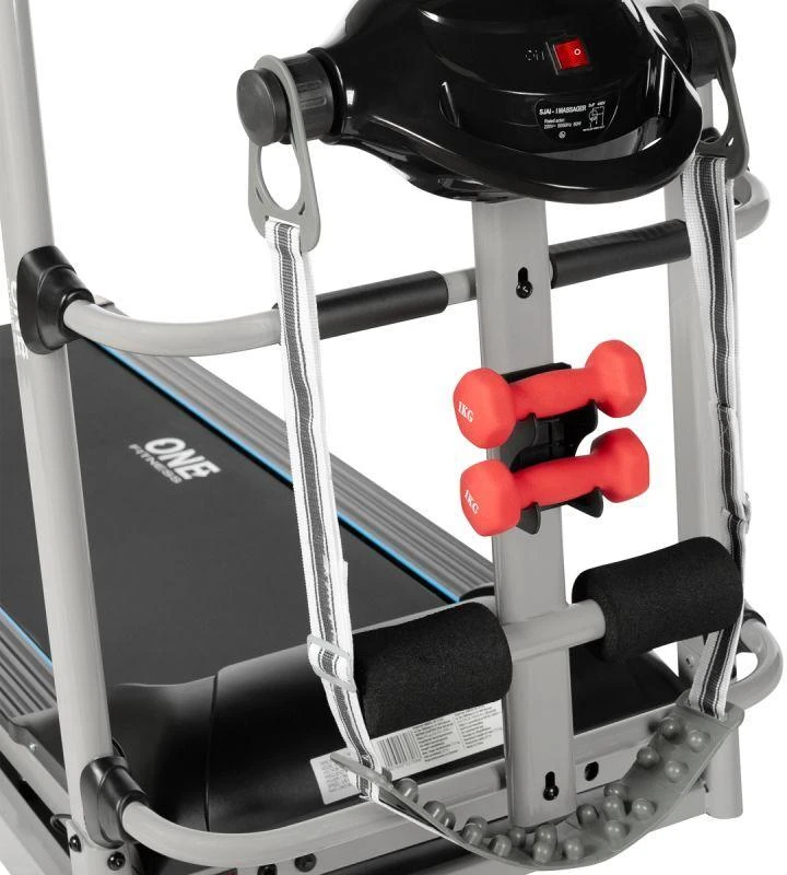 Elektrinis bėgimo takelis su masažuokliu One Fitness BE4540