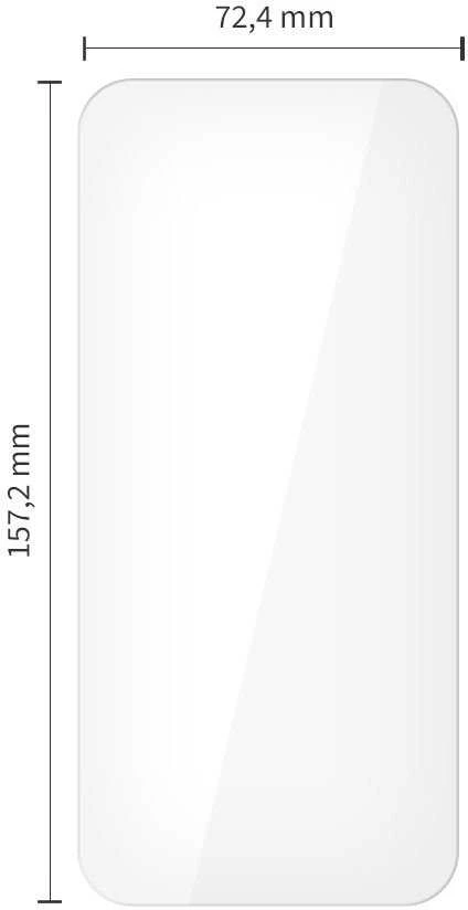 „Tech-Protect Glass Fit+“ 2 grūdintų stiklų pakuotė, skirta „OnePlus 15“