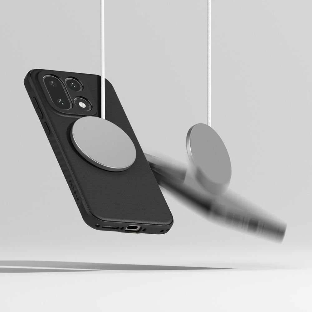 „Ringke Onyx“ magnetinis „MagSafe“ dėklas, skirtas „OnePlus 15“ - Juodas