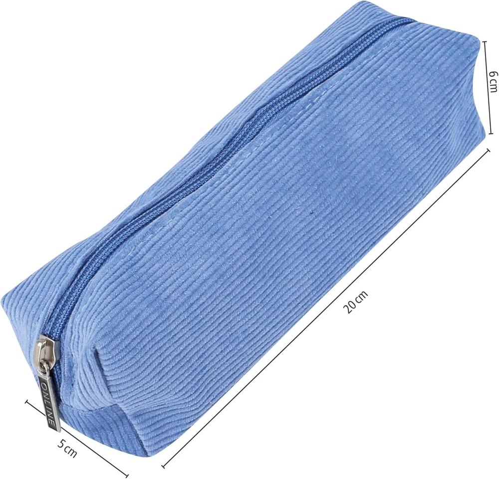 Online pieštukinė iš velveto, 300 ml, mėlyna, 03997/6