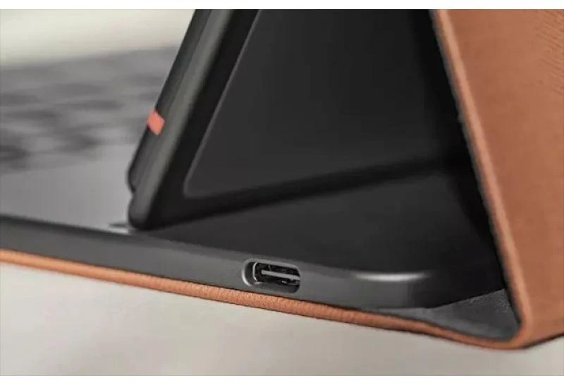 Onyx Boox Note Air 5 C magnetinis dėklas su klaviatūra, rudas