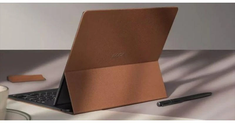 Onyx Boox Note Air 5 C magnetinis dėklas su klaviatūra, rudas