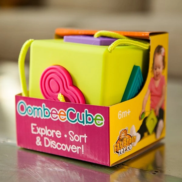 Fat Brain Toys FAT BRAINS atradimų kubas Oombee, FA120-1