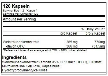 GN OPC 95 Anti-Ox 120 Kaps.