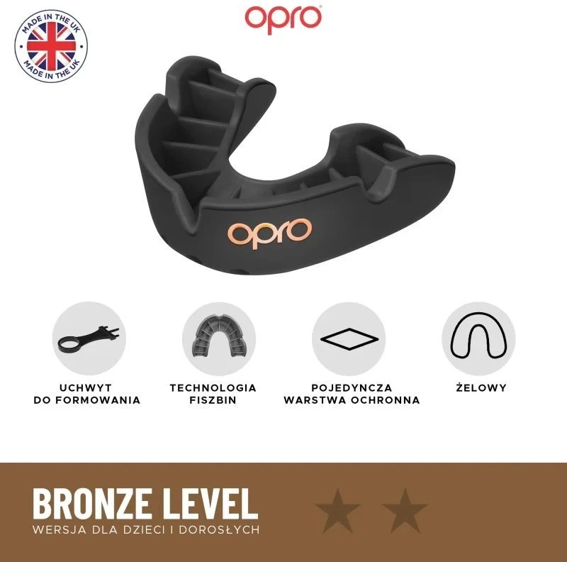 Opro UFC Bronze GEN2 kapos 1234_stm, juoda