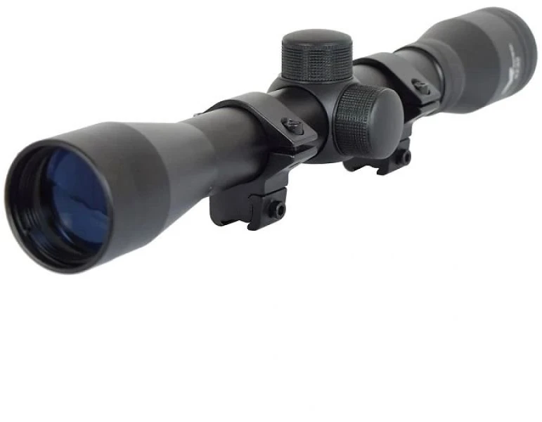 Teleskopas JS-Tactical 4×32 taikiklis su laikikliu, skirtas 11 mm bėgeliui