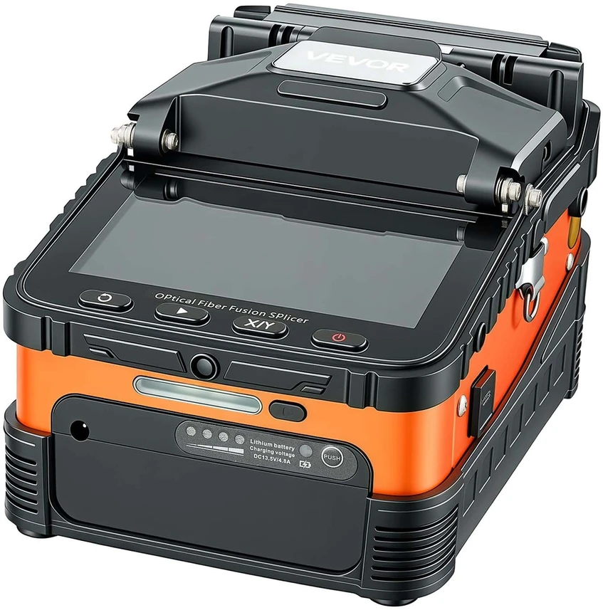 Optinių skaidulų suvirinimo aparatas VEVOR AI-5 Pro, 6 varikliai