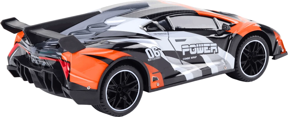 Lean Toys Oranžinis Mašinėlė RC 1:10 Oranžinis Speed ​​iki 25 km/h